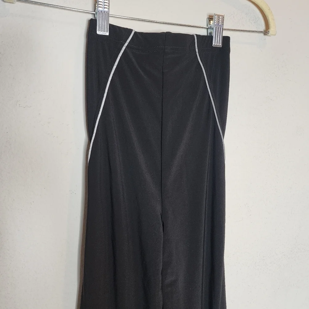 ASOS AYM highrise bodycon black legging with‎ contrast piping. Size XS.
